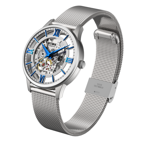 Festina RELOJ DE HOMBRE FESTINA AUTOMATIC SKELETON F20534/1 CON ESFERA PLATEADA En línea
