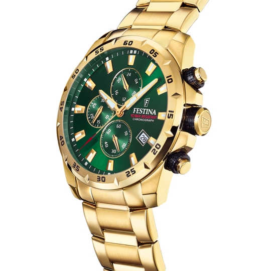 Festina RELOJ FESTINA TIMELESS CHRONOGRAPH F20541/3 VERDE CORREA DE ACERO HOMBRE Envío gratis