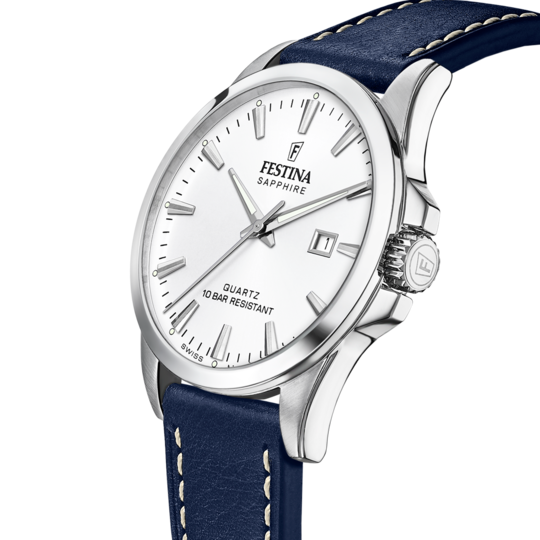 Festina RELOJ DE HOMBRE FESTINA SWISS MADE F20025/2 CON ESFERA PLATEADA Solo queda un día