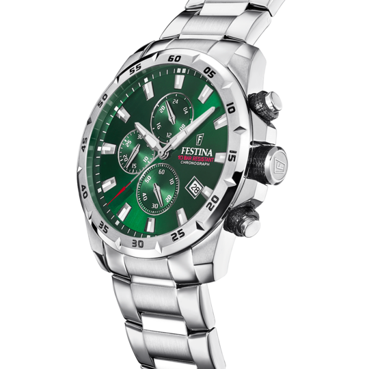 Festina RELOJ FESTINA TIMELESS CHRONOGRAPH F20463/3 VERDE CORREA DE ACERO HOMBRE Limitado a 3 días