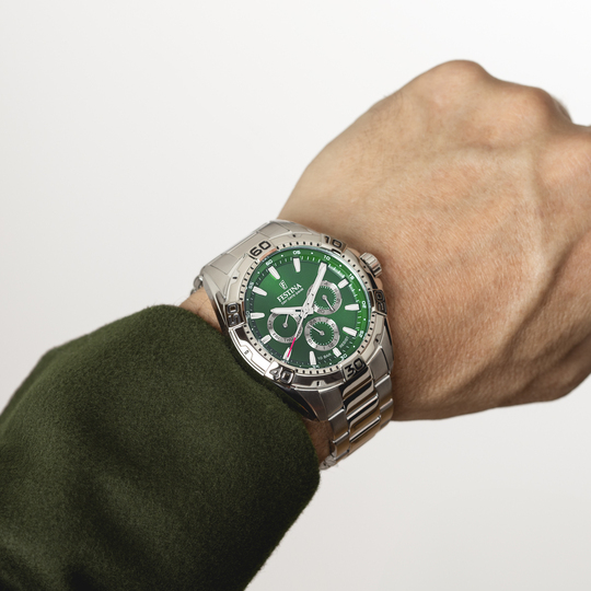 Festina RELOJ FESTINA F20623/3 VERDE CORREA DE ACERO INOXIDABLE 316L HOMBRE Últimos 3 días