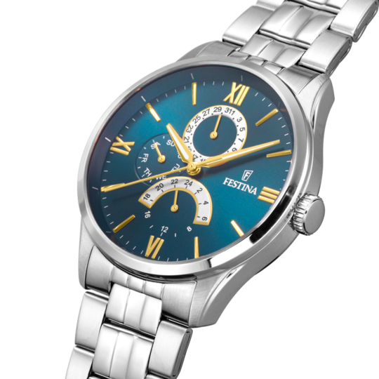 Festina RELOJ DE HOMBRE FESTINA RETRO F16822/A CON ESFERA AZUL Devoluciones gratuitas