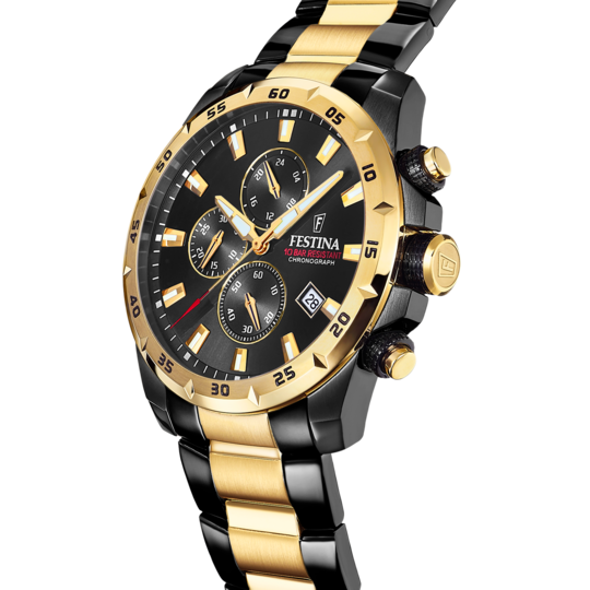 Festina RELOJ FESTINA F20563 / 1 NEGRO CORREA DE ACERO HOMBRE Rebajas de fábrica