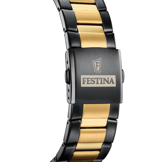 Festina RELOJ FESTINA F20563 / 1 NEGRO CORREA DE ACERO HOMBRE Rebajas de fábrica