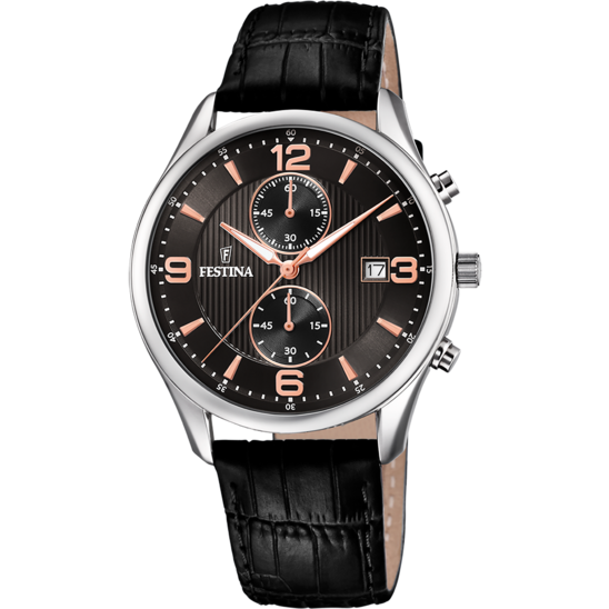 Festina RELOJ DE HOMBRE FESTINA TIMELESS CHRONOGRAPH F6855/7 CON ESFERA NEGRA Liquidación