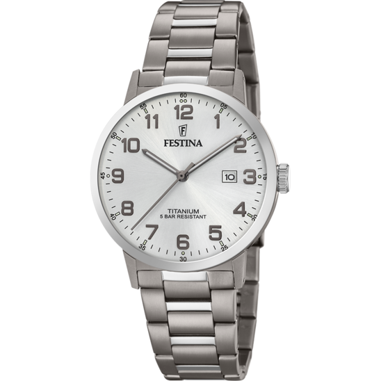 Festina RELOJ DE HOMBRE FESTINA TITANIUM F20435/1 CON ESFERA PLATEADA Envío gratis