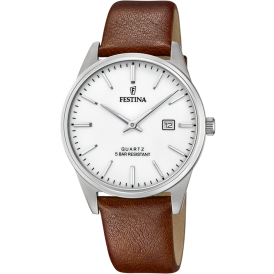 Festina RELOJ DE HOMBRE FESTINA CLASSICS F20512/2 CON ESFERA PLATEADA Promoción por tiempo limitado