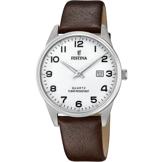 Festina RELOJ DE HOMBRE FESTINA CLASSICS F20512/1 CON ESFERA BLANCA Solo hoy