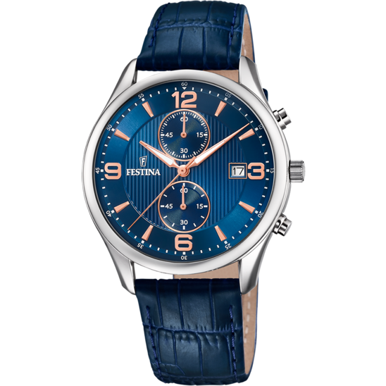 Festina RELOJ DE HOMBRE FESTINA TIMELESS CHRONOGRAPH F6855/6 CON ESFERA AZUL Ventas relámpago