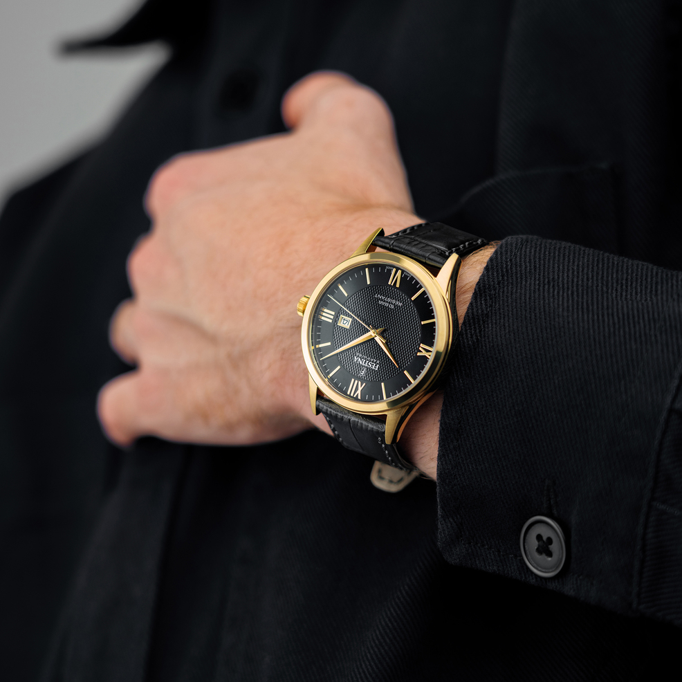 Festina RELOJ DE HOMBRE FESTINA SWISS MADE F20010/4 CON ESFERA NEGRA ÚLTIMAS EDICIONES