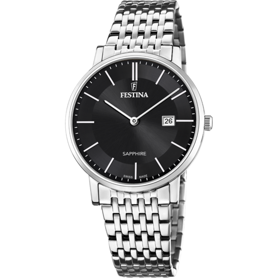 Festina RELOJ DE HOMBRE FESTINA SWISS MADE F20018/3 CON ESFERA NEGRA Últimos 2 días