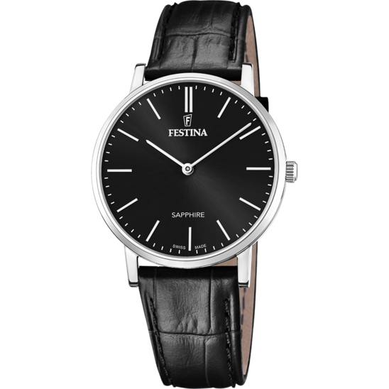 Festina RELOJ DE HOMBRE FESTINA SWISS MADE F20012/4 CON ESFERA NEGRA Grandes descuentos