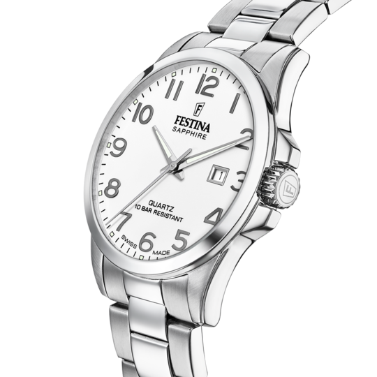 Festina RELOJ DE HOMBRE FESTINA SWISS MADE F20024/1 CON ESFERA PLATEADA Rebajas top