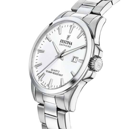Festina RELOJ DE HOMBRE FESTINA SWISS MADE F20024/2 CON ESFERA PLATEADA Envío gratis