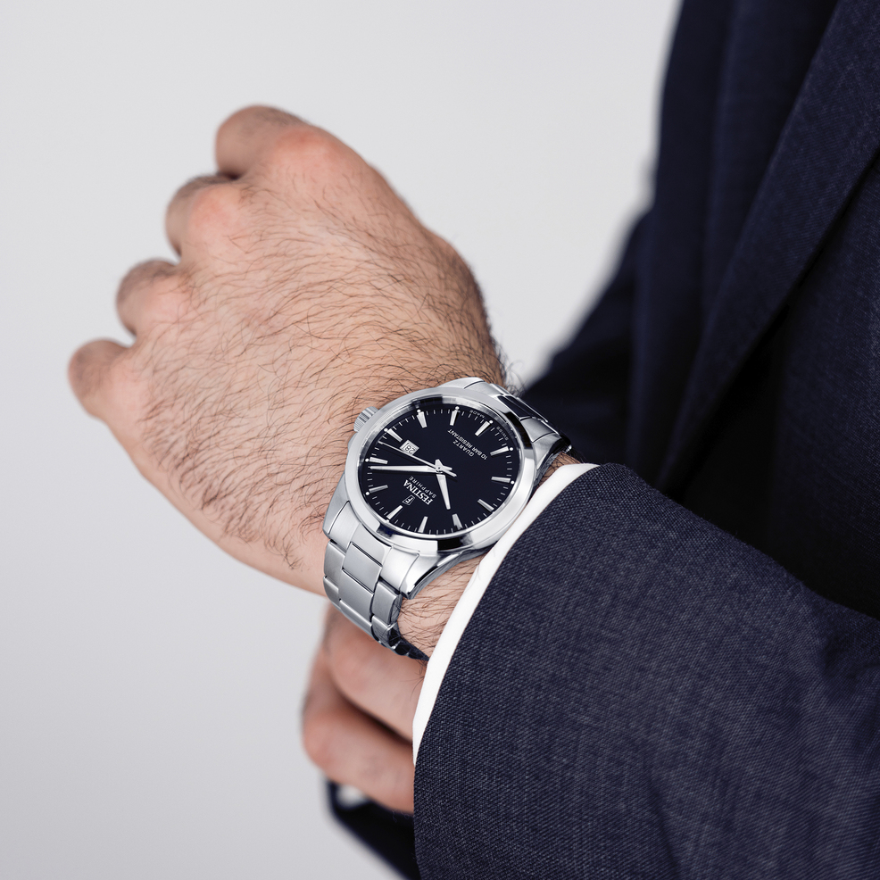 Festina RELOJ DE HOMBRE FESTINA SWISS MADE F20024/4 CON ESFERA NEGRA Envío gratis
