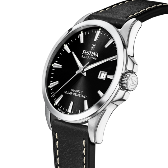 Festina RELOJ DE HOMBRE FESTINA SWISS MADE F20025/4 CON ESFERA NEGRA ÚLTIMAS EDICIONES