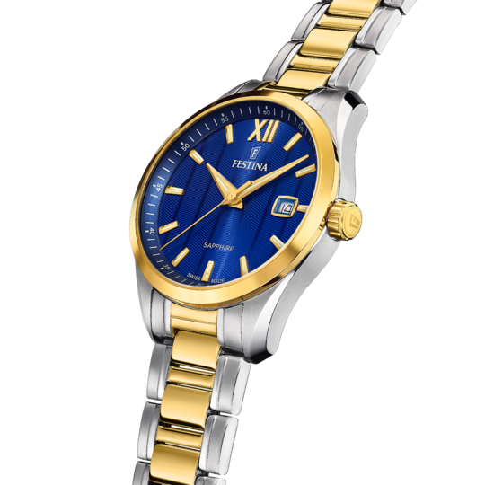 Festina RELOJ FESTINA SWISS SWISS MADE F20027/2 AZUL CORREA DE ACERO INOXIDABLE 316L HOMBRE Último día