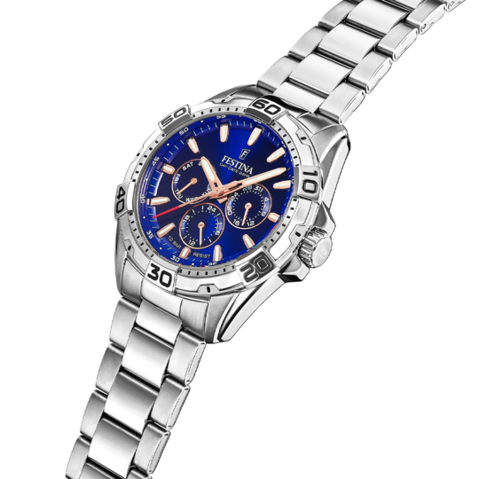 Festina RELOJ FESTINA F20623/2 AZUL CORREA DE ACERO INOXIDABLE 316L HOMBRE Superdescuento