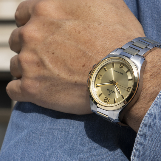 Festina FESTINA SOLAR ENERGY F20657/2 CHAMPAGNE ACERO INOXIDABLE 316L HOMBRE Rebajas de fin de temporada