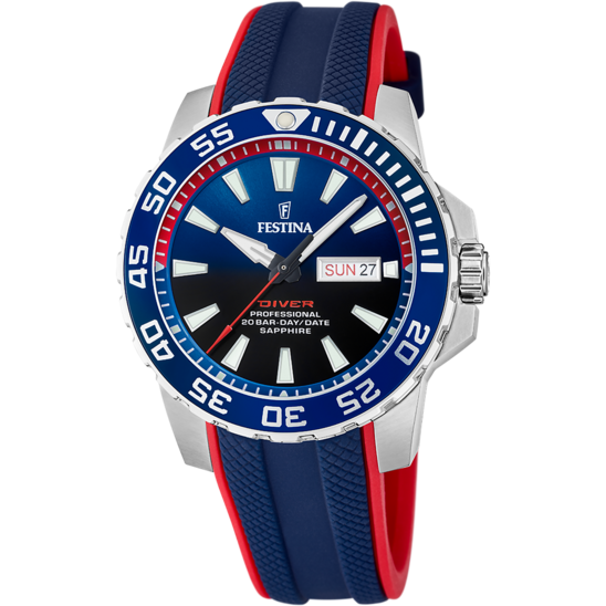 Festina RELOJ FESTINA F20662/1 AZUL CORREA DE CAUCHO HOMBRE Venta caliente