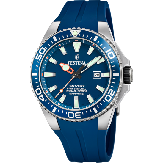 Festina RELOJ FESTINA F20664/1 AZUL CORREA DE CAUCHO HOMBRE Rebajas de fábrica