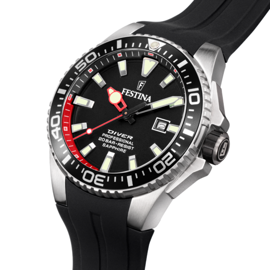 Festina RELOJ FESTINA F20664/3 NEGRO CORREA DE CAUCHO HOMBRE Ventas relámpago