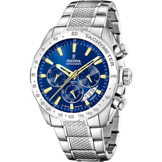 Festina RELOJ FESTINA TIMELESS CHRONOGRAPH F20668/2 AZUL CORREA DE ACERO INOXIDABLE 316L HOMBRE Rebajas online