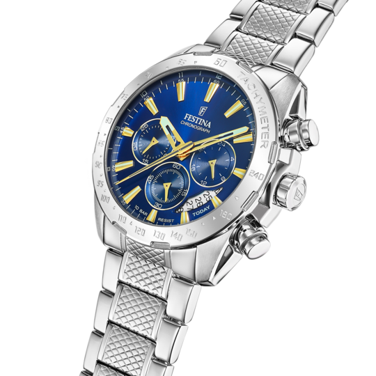 Festina RELOJ FESTINA TIMELESS CHRONOGRAPH F20668/2 AZUL CORREA DE ACERO INOXIDABLE 316L HOMBRE Rebajas online