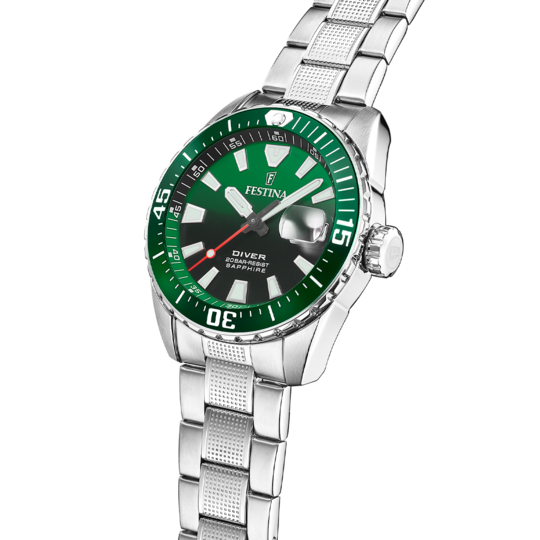 Festina RELOJ FESTINA THE ORIGINALS F20669/2 VERDE CORREA DE ACERO INOXIDABLE 316L HOMBRE COMPRAR AHORA
