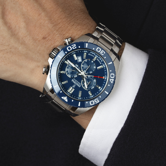 Festina RELOJ FESTINA SWISS MADE CHRONO SWISS MADE F20042/2 AZUL CORREA DE ACERO INOXIDABLE 316L HOMBRE Descuento por venta flash