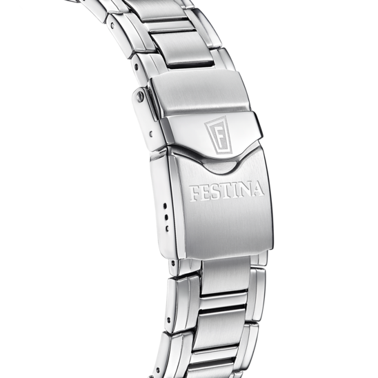 Festina RELOJ FESTINA SWISS MADE CHRONO SWISS MADE F20042/4 NEGRO CORREA DE ACERO INOXIDABLE 316L HOMBRE Ofertas especiales