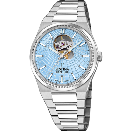 Festina RELOJ FESTINA SWISS MADE F20053/5 AZUL CORREA DE ACERO INOXIDABLE 316L HOMBRE Mejor oferta