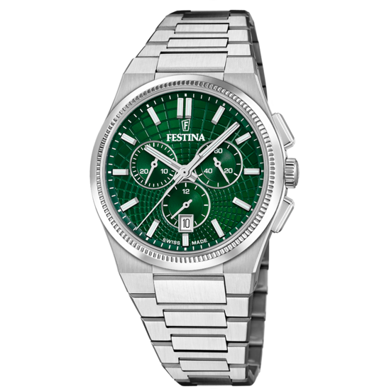 Festina RELOJ DE HOMBRE FESTINA SWISS MADE RIVÉ F20059/3 VERDE Promoción por tiempo limitado