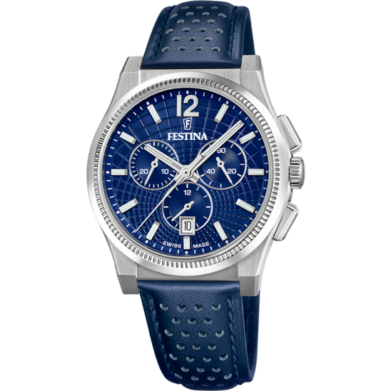 Festina RELOJ DE HOMBRE FESTINA SWISS MADE RIVÉ F20060/2 AZUL Promoción trimestral