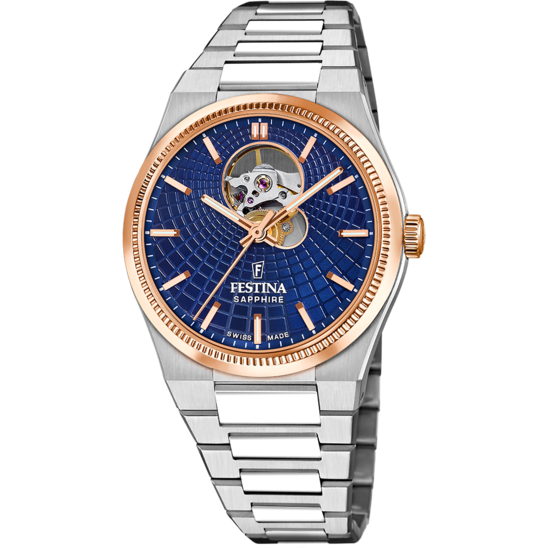 Festina RELOJ DE HOMBRE FESTINA SWISS MADE RIVÉ F20061/2 AZUL Liquidación