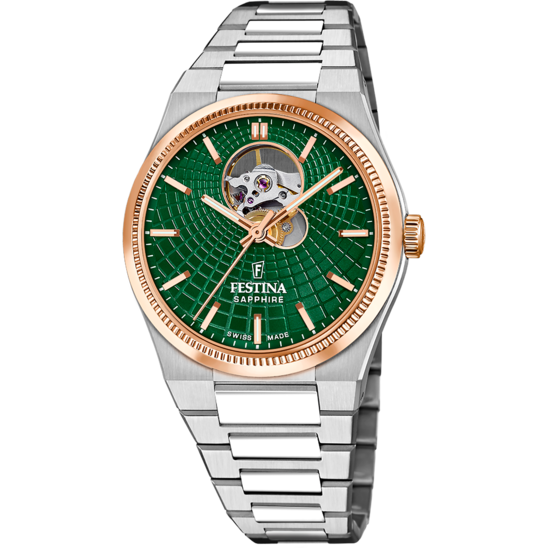 Festina RELOJ DE HOMBRE FESTINA SWISS MADE RIVÉ F20061/3 VERDE Envío internacional gratuito