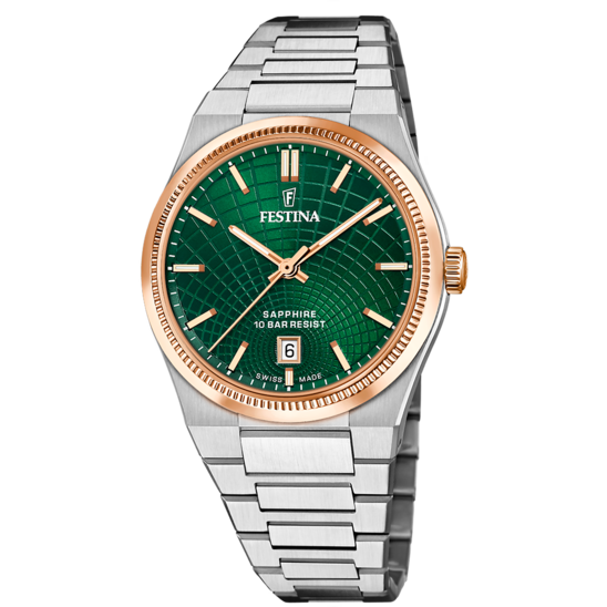Festina RELOJ DE HOMBRE FESTINA SWISS MADE RIVÉ F20065/3 VERDE En oferta