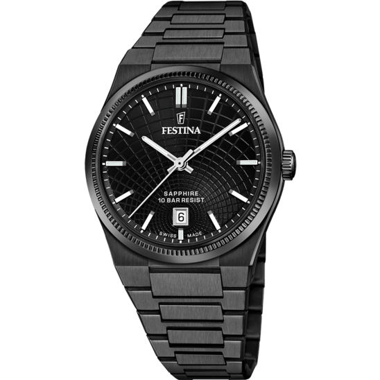 Festina RELOJ DE HOMBRE FESTINA SWISS MADE RIVÉ F20080/1 NEGRO Devoluciones gratuitas