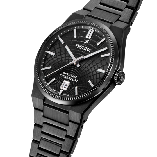 Festina RELOJ DE HOMBRE FESTINA SWISS MADE RIVÉ F20080/1 NEGRO Devoluciones gratuitas