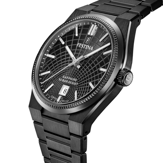 Festina RELOJ DE HOMBRE FESTINA SWISS MADE RIVÉ F20080/1 NEGRO Devoluciones gratuitas