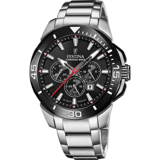 Festina RELOJ PARA HOMBRE FESTINA CHRONO BIKE NEGRO CON CORREA DE ACERO F20641/D Liquidación