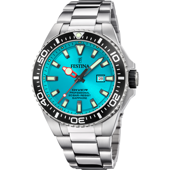 Festina RELOJ FESTINA F20663/5 AZUL CORREA DE ACERO INOXIDABLE 316L HOMBRE