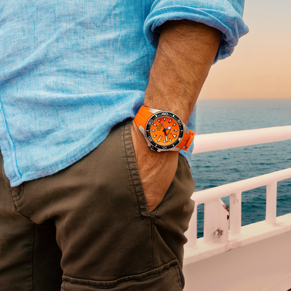 Festina RELOJ FESTINA THE ORIGINALS F20664/4 NARANJA CORREA DE CAUCHO HOMBRE Oferta especial