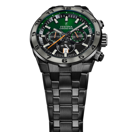 Festina RELOJ FESTINA CHRONO BIKE F20673/2 VERDE CORREA DE ACERO INOXIDABLE 316L HOMBRE Últimos 2 días