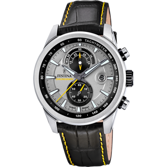 Festina RELOJ FESTINA TIMELESS CHRONOGRAPH F20695/4 GRIS CORREA DE PIEL HOMBRE Rebajas de fábrica