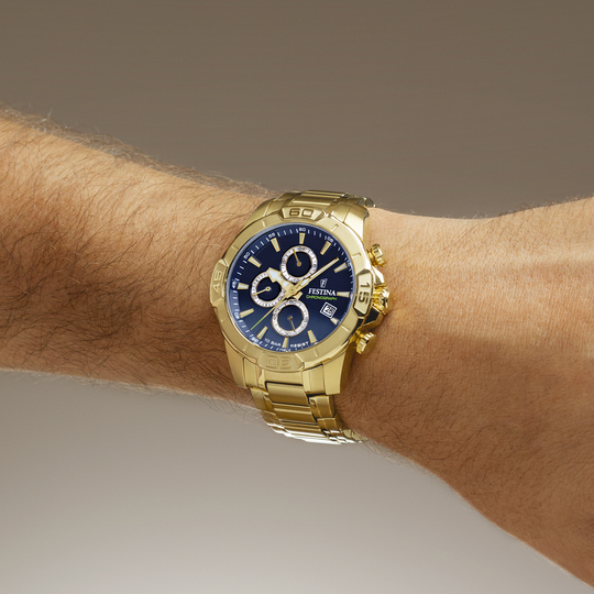 Festina RELOJ FESTINA TIMELESS CHRONOGRAPH F20705/5 AZUL CORREA DE ACERO INOXIDABLE 316L HOMBRE Grandes descuentos