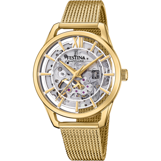 Festina RELOJ DE MUJER FESTINA AUTOMATIC SKELETON F20629/1 Oferta especial de fábrica