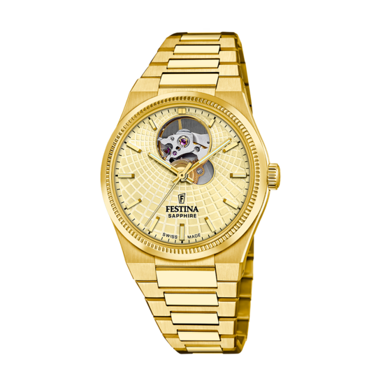 Festina RELOJ DE MUJER FESTINA SWISS MADE RIVÉ F20064/2 BEIGE Superdescuento
