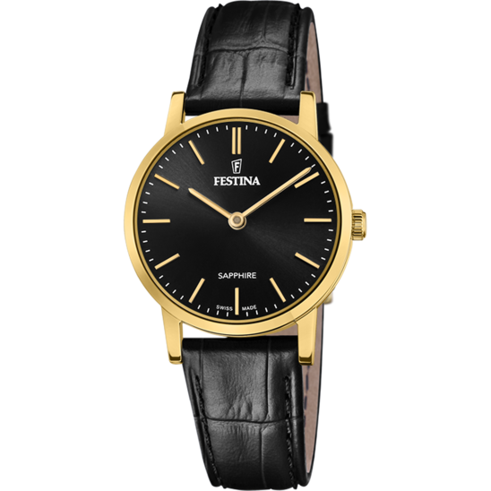 Festina RELOJ DE MUJER FESTINA SWISS MADE F20017/3 CON ESFERA NEGRA Envío gratis