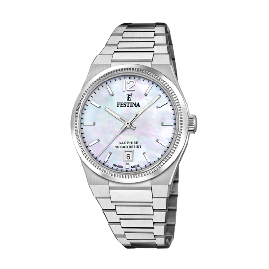 Festina RELOJ DE MUJER FESTINA SWISS MADE RIVÉ F20052/1 BEIGE